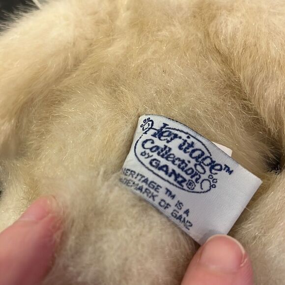 Ganz -Heritage Collection-Message Teddy Bear Tan with yellow ribbon. Size 11” - Picture 8 of 12